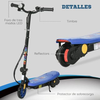 Patinete Eléctrico Plegable Niños Aiyaplay 120w