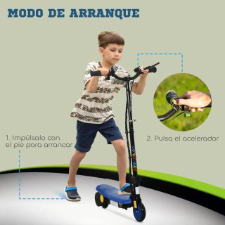 Patinete Eléctrico Plegable Niños Aiyaplay 120w