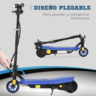 Patinete Eléctrico Plegable Niños Aiyaplay 120w