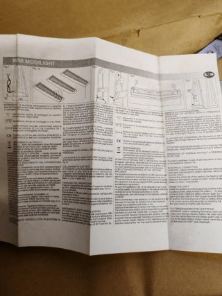Plafoniera L&S Mini 85 cm con sensore