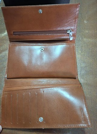 Portafoglio con stampa equestre