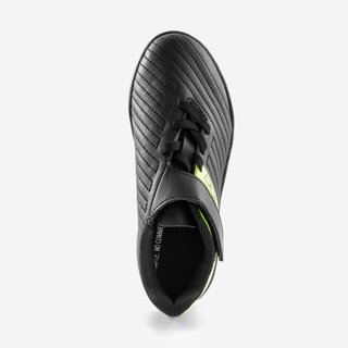 BOTAS DE FÚTBOL NIÑO CON TIRA ADHERENTE 100 EASY TURF TF