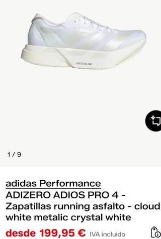 Adidas Adizero Adiós Pro4 Nuevas -T38