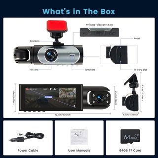 NUEVO! (51€) Dash Cam Inefala con SD 64GB