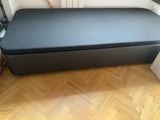 Canapé tapizado IKEA KVITSÖY 90x190 Marrón Oscuro