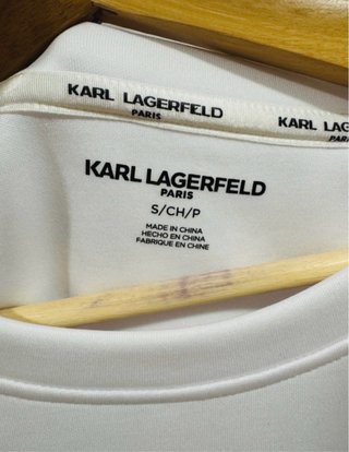 Sudadera Karl Lagerfeld Paris Blanca