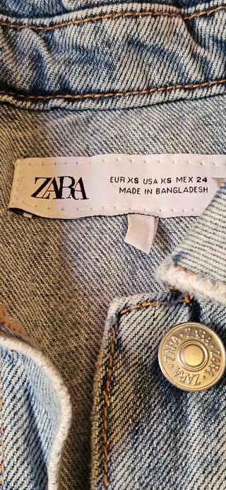 Mono vaquero Zara manga larga