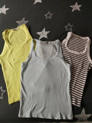 Lote 3 Camisetas Stradivarius