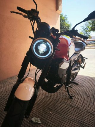 Hanway Scrambler SC 125 S Roja y Blanca