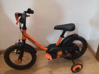 Bicicleta infantil Btwin naranja