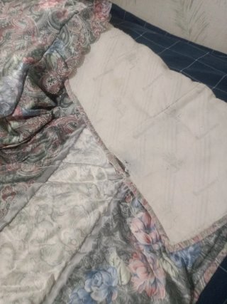 Edredón y cuadrante estampado floral