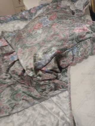Edredón y cuadrante estampado floral