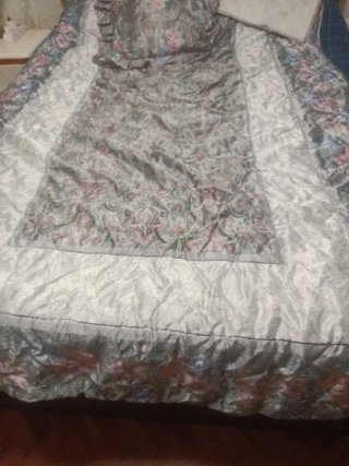 Edredón y cuadrante estampado floral
