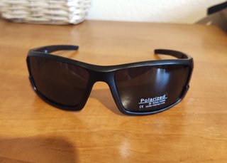 Gafas de sol polarizadas UV400 negras NUEVAS