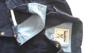 Camisa de pana Alcott azul marino
