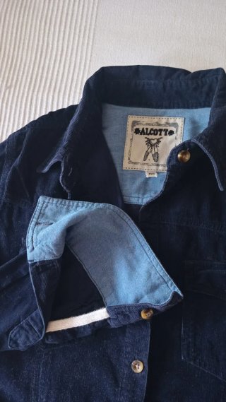 Camisa de pana Alcott azul marino