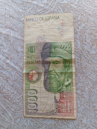 Billete 1000 pesetas 1992