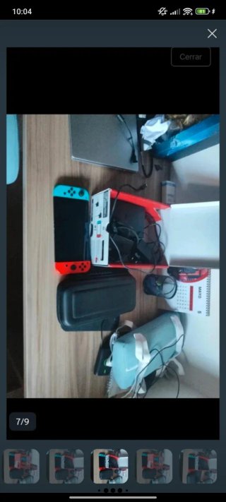 Nintendo Switch OLED Azul y Naranja tiene la caja