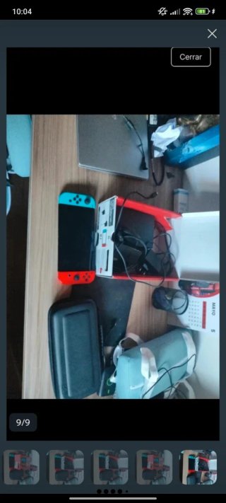Nintendo Switch OLED Azul y Naranja tiene la caja