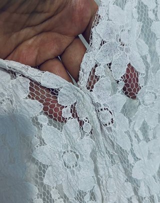 Mono de encaje blanco playa Talla XS/S