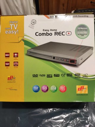 Reproductor DVD y CD Easy Home Combo REC