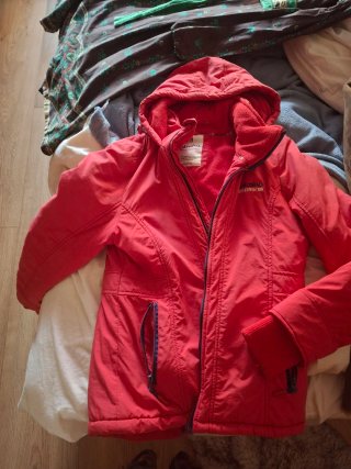 Chaqueta polar roja talla L