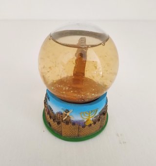 Palla di vetro Gerusalemme con Menorah