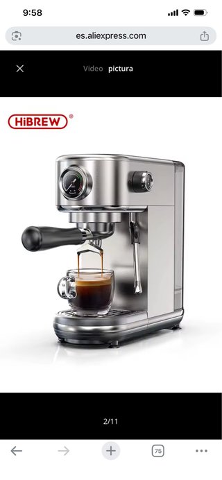 Cafetera Express HiBREW 20 Bares Profesional