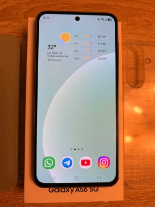 Samsung Galaxy A56 5G 256GB + 2 fundas