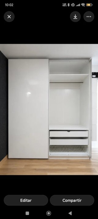 Armario de habitación blanco Ikea