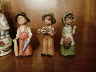 Figuras Familia Porcelana Vintage
