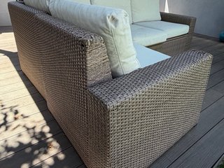 Set divani angolari esterni 4 poltrone IKEA