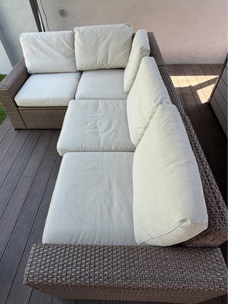 Set divani angolari esterni 4 poltrone IKEA