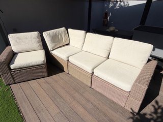Set divani angolari esterni 4 poltrone IKEA