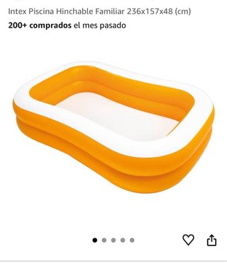 Piscina Hinchable Familiar Intex 236x157x48 cm