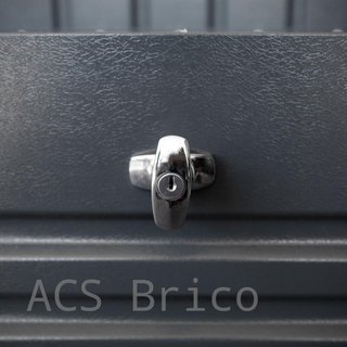 Baúl Arcón Metálico Antracita - 135x67x69 cm - Trimetals