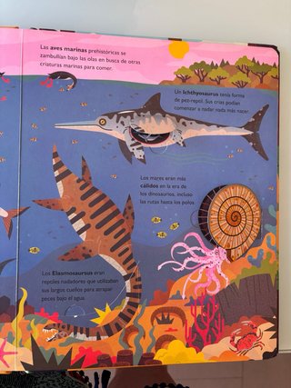 Libro infantil dinosaurios / Con solapas divertido