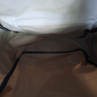 Mochila Vintage Lona Cuero Estilo Alpino