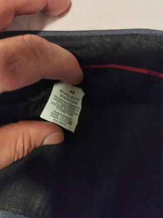 Traje UB elegante azul-gris