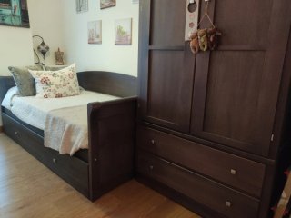 Habitación individual de madera