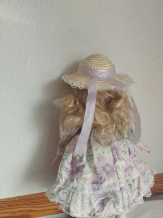 Muñeca porcelana vintage años 90