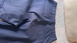 Pantalón pinzas Zara Azul Marino Estampado