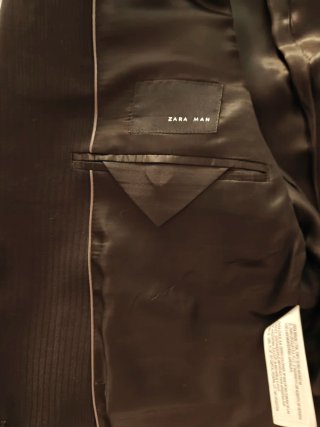 Chaqueta Zara Man Negra