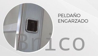 Escalera Aluminio 3x19 - 5+5+5 M - 80x25mm