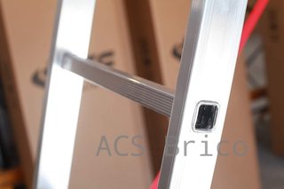 Escalera Aluminio 3x19 - 5+5+5 M - 80x25mm