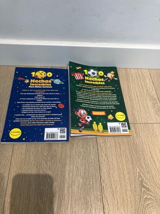 2 Libros 100 Hechos Increíbles (Niños y Fútbol)