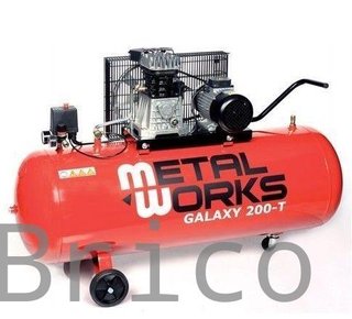 Compresor 200 Litros - 3 Hp - 400V- Metalworks