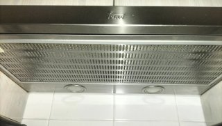 Campana extractora de humos cocina acero inoxidabl