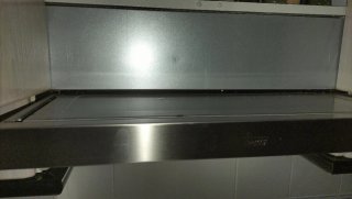 Campana extractora de humos cocina acero inoxidabl