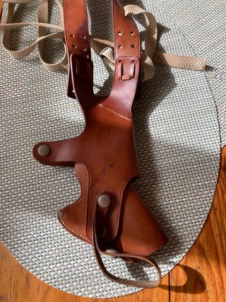 Funda Sobaquera Cuero Revólver 38